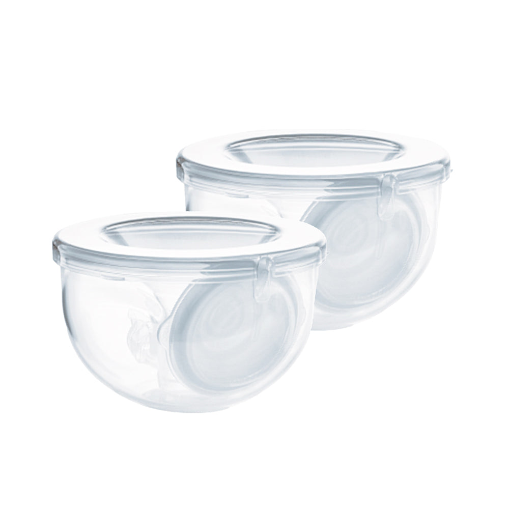 On-the-Go Plus Synergy Gold® Portable Breast Pump & CaraCups Wearable Milk Collection Hands-Free Inserts