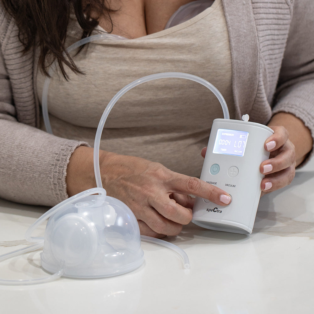 Pumping On-the-Go 9 Plus Breast Pump & CaraCups Wearable Milk Collecti