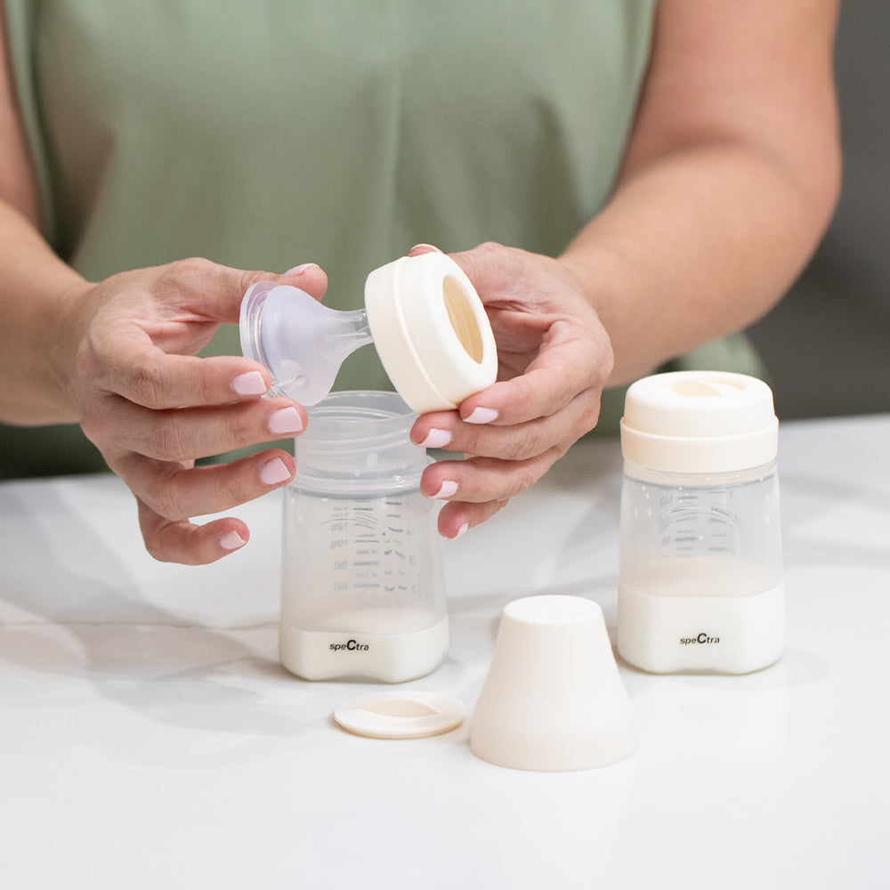 Breast Milk Storage Bottle Wide Neck Set