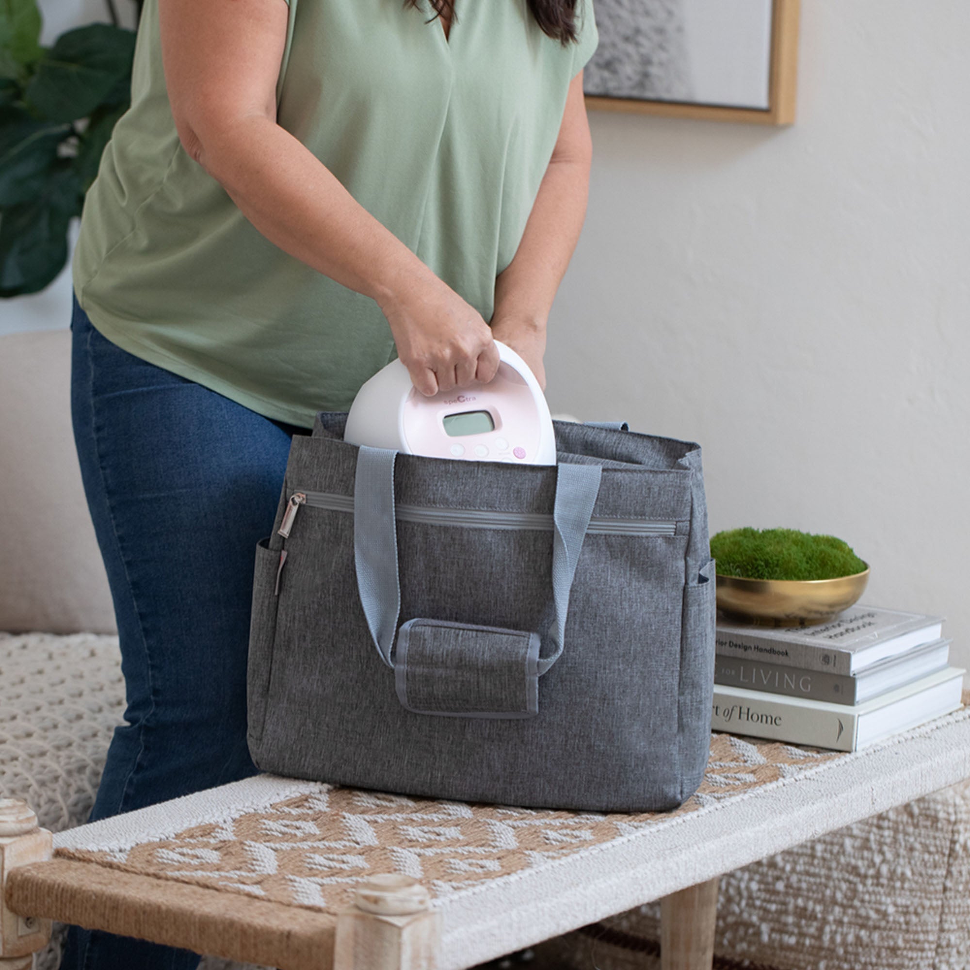 S2 Plus Electric Pump Bundle - Tote & Pink Cooler